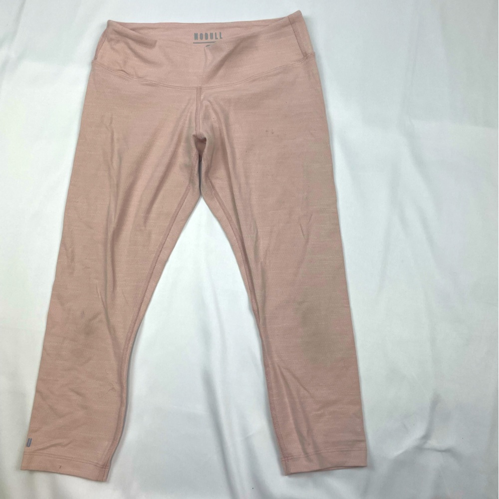 NoBull Light Pink Cropped Fitted Leggings